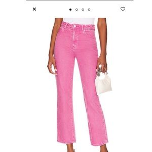Never worn new with tags pink straight jeans